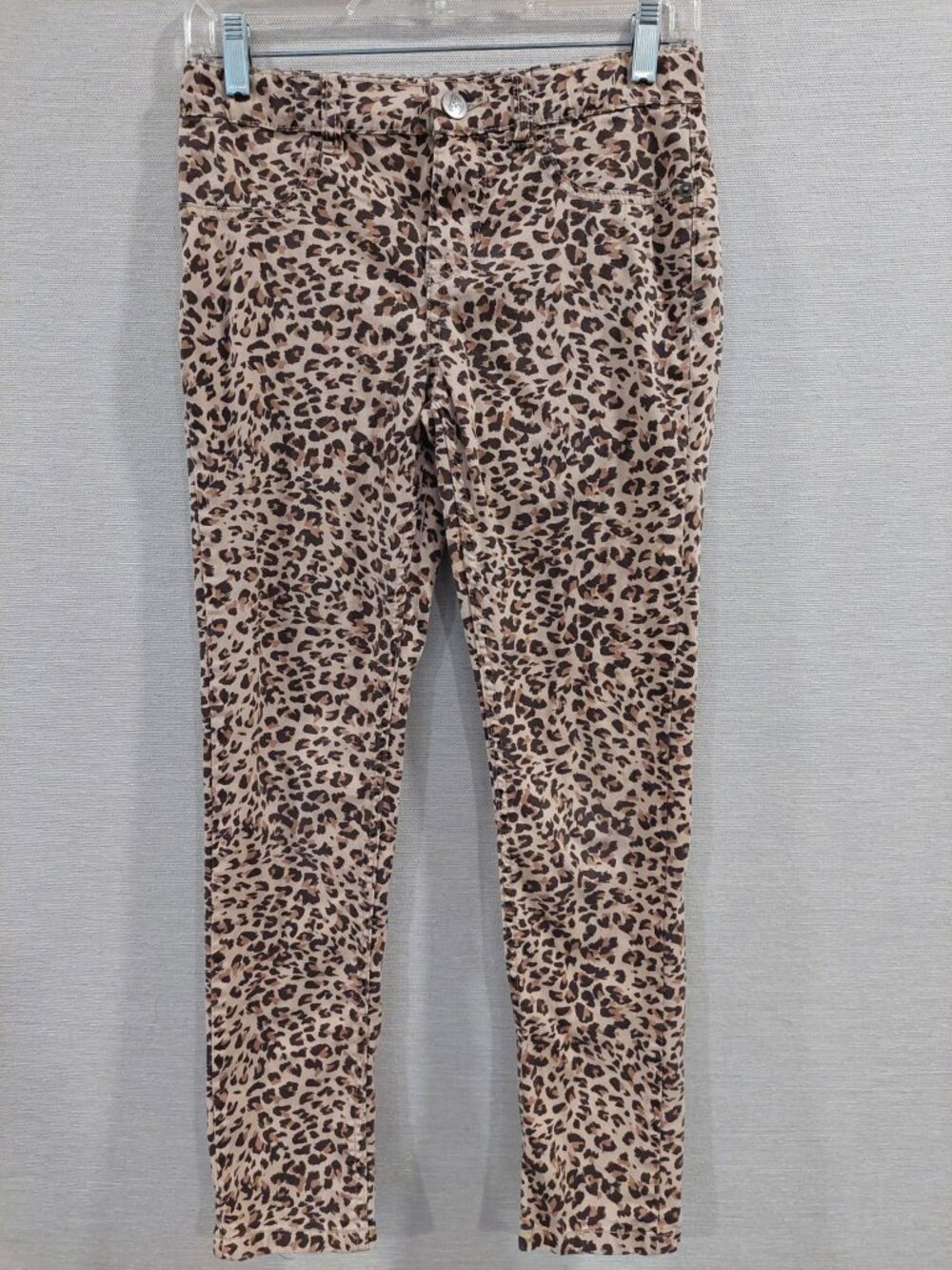 The Children's Place Leopard Print Jeggings Girls Size 14 Stretch